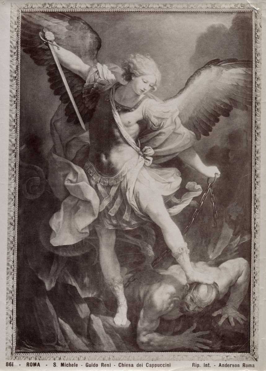 San Michele Arcangelo, Guido Reni (1575 - 1642) cerchia di-photo-1