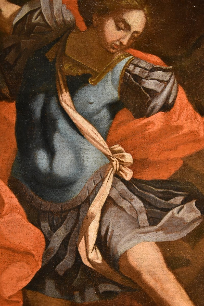 San Michele Arcangelo, Guido Reni (1575 - 1642) cerchia di-photo-7