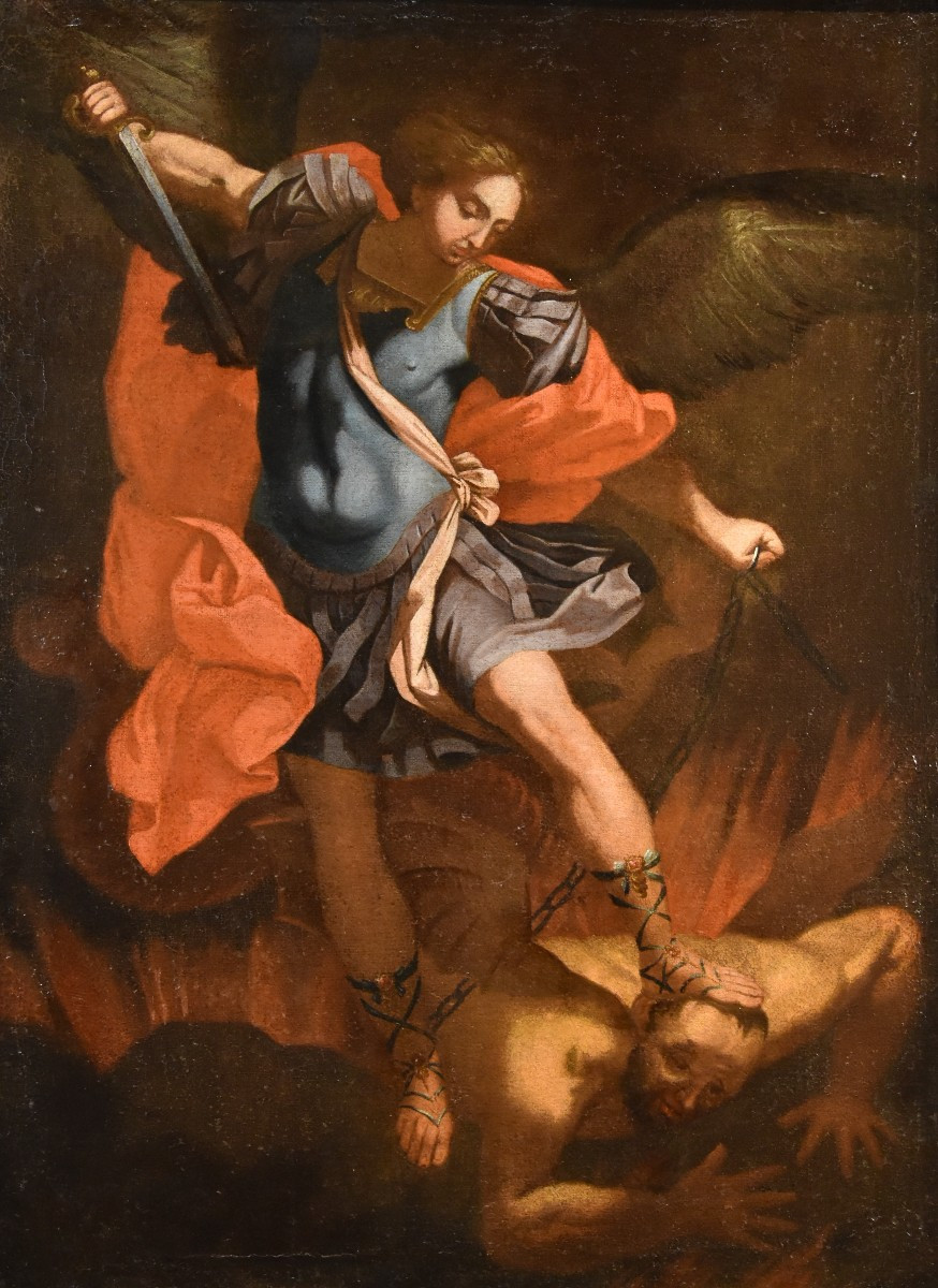 San Michele Arcangelo, Guido Reni (1575 - 1642) cerchia di
