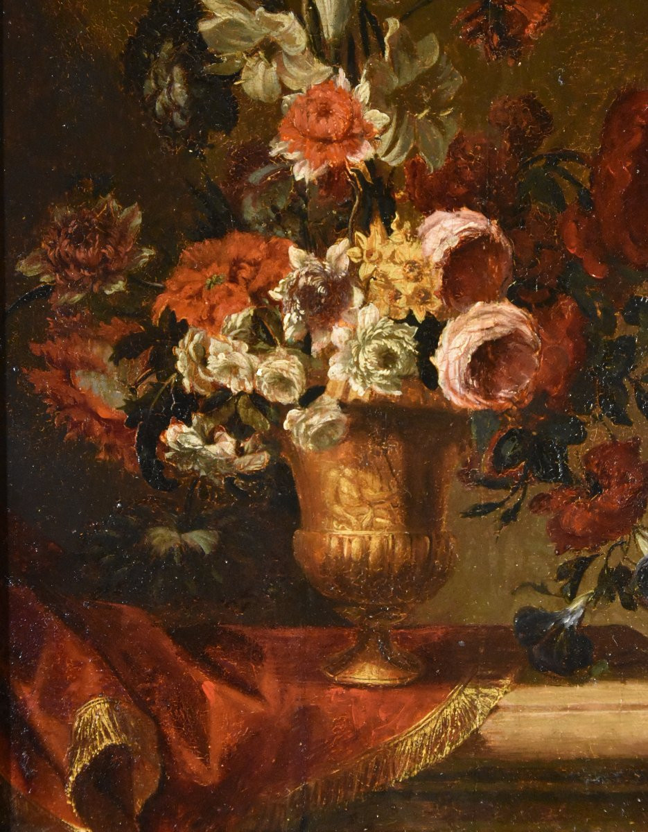 Natura morta di fiori, Scuola fiamminga del XVII secolo-photo-2