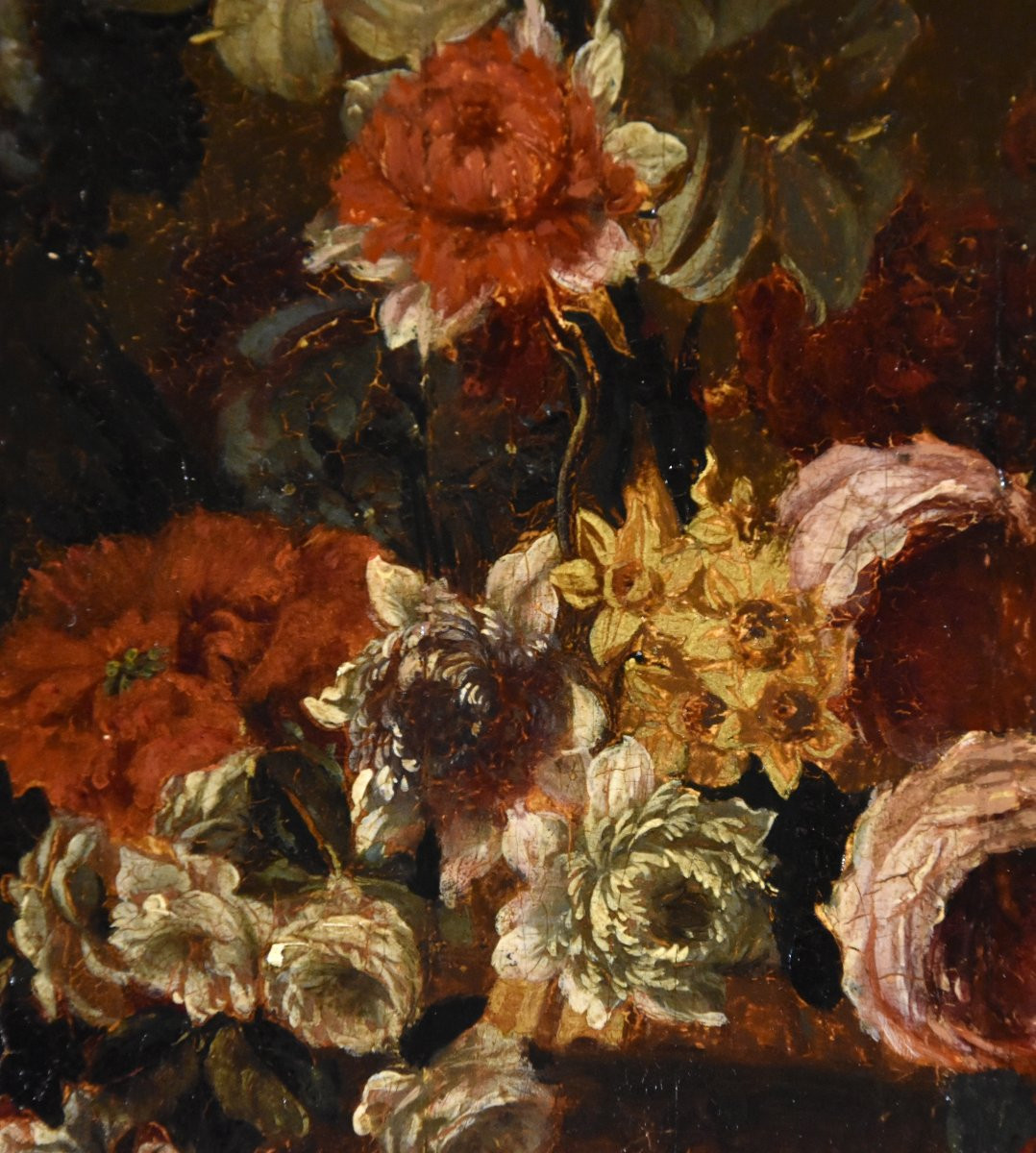 Natura morta di fiori, Scuola fiamminga del XVII secolo-photo-4