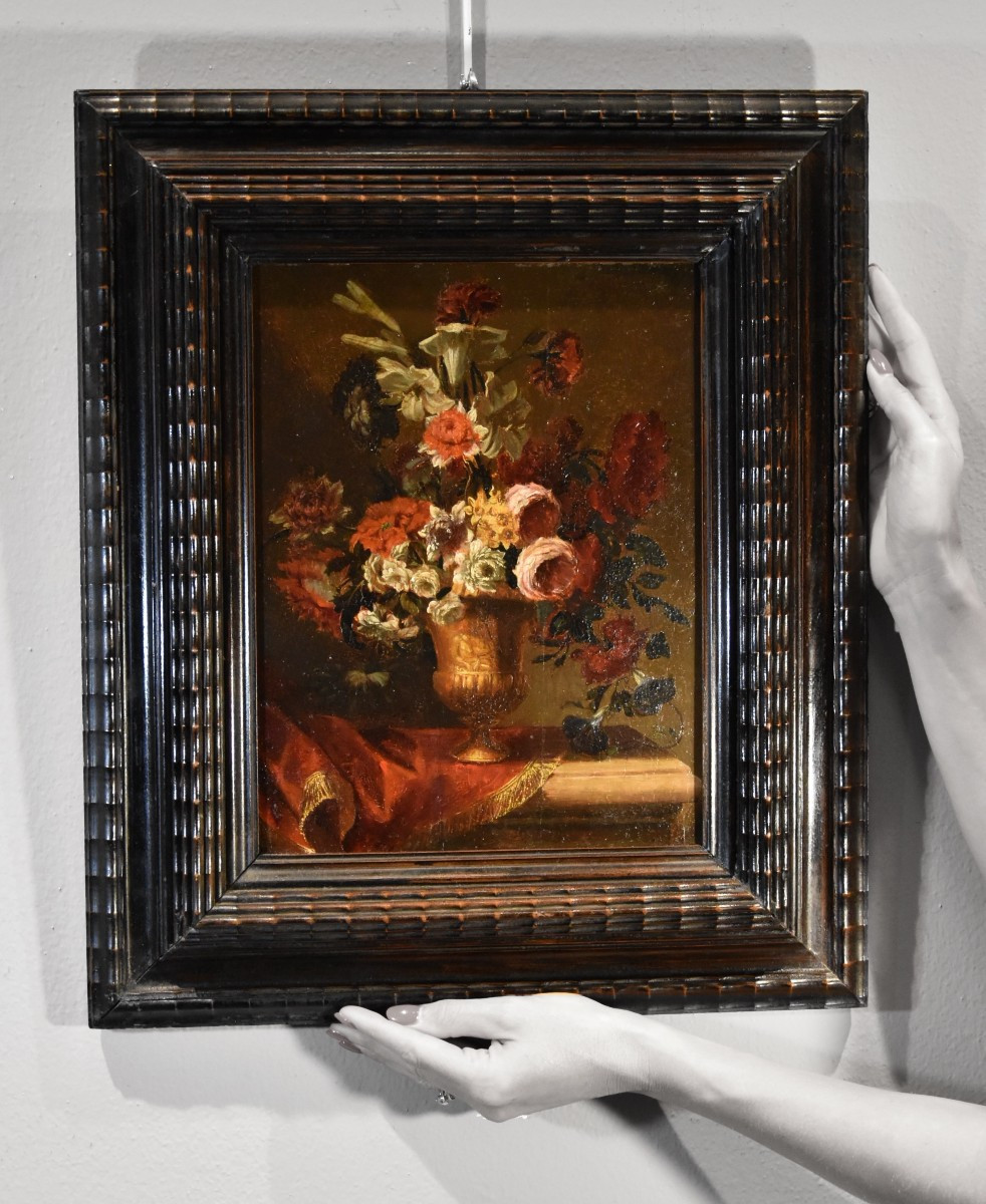 Natura morta di fiori, Scuola fiamminga del XVII secolo
