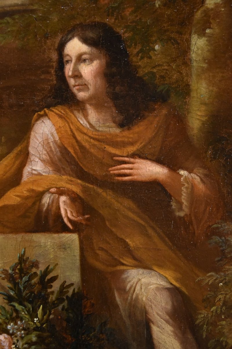 Portrait of a Gentleman in a Garden, Godfrey Kneller (Lübeck 1646 - London 1723) Circle of-photo-4