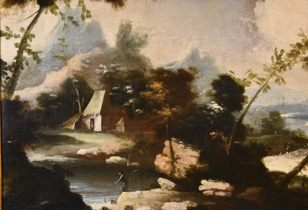 Paesaggi arcadici con figure, cerchia di Marco Ricci (Belluno 1676 – Venezia 1730)-photo-5