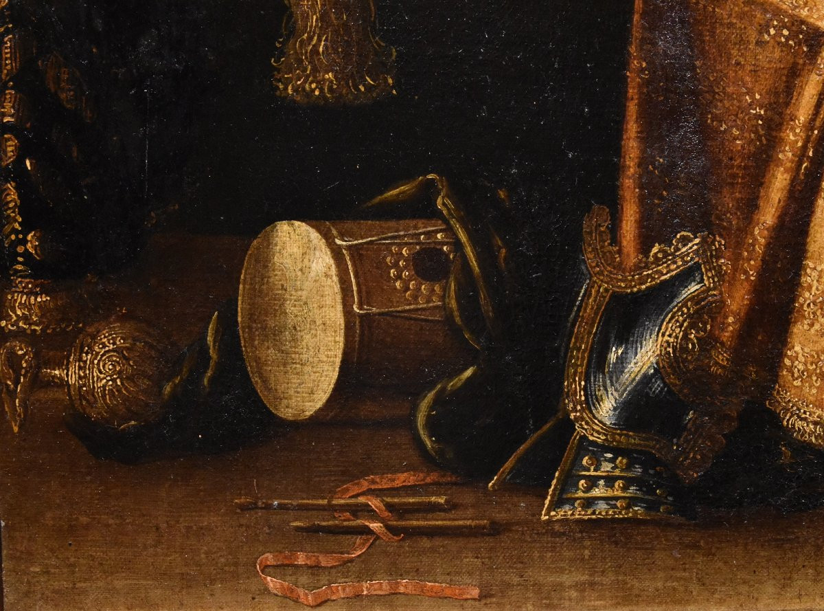 Natura morta con vaitas, Francesco Noletti (Malta 1611-Roma 1654) Bottega/cerchia-photo-5