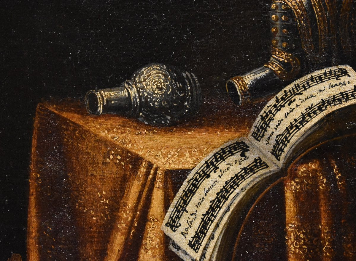 Natura morta con vaitas, Francesco Noletti (Malta 1611-Roma 1654) Bottega/cerchia-photo-6