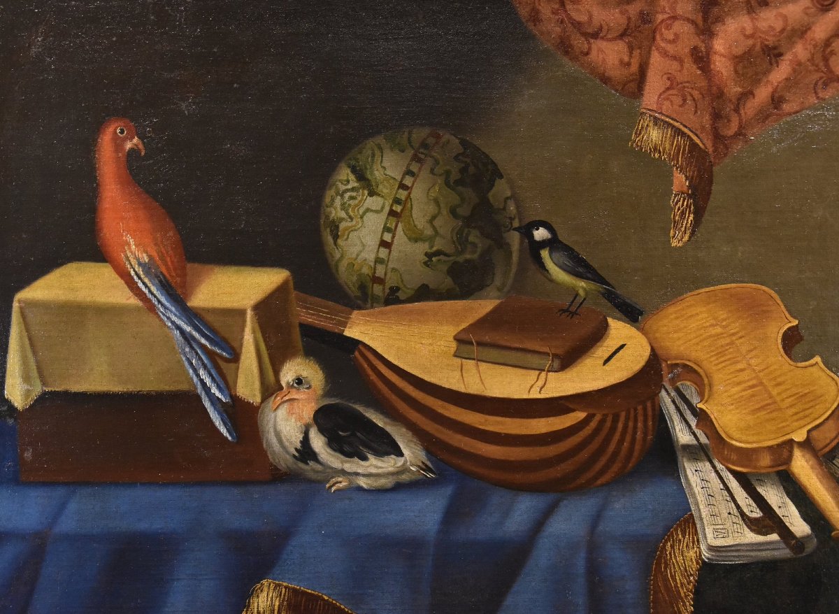 Natura morta con strumenti musicali, Bonaventura Bettera (Bergamo, 1663 – 1718 circa) (1/2)-photo-2