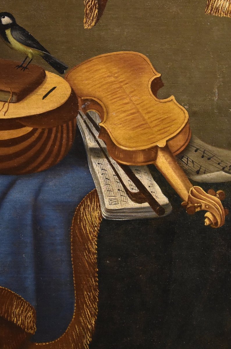 Natura morta con strumenti musicali, Bonaventura Bettera (Bergamo, 1663 – 1718 circa) (1/2)-photo-3