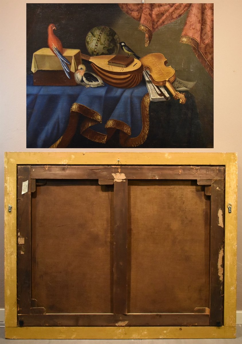 Natura morta con strumenti musicali, Bonaventura Bettera (Bergamo, 1663 – 1718 circa) (1/2)-photo-5