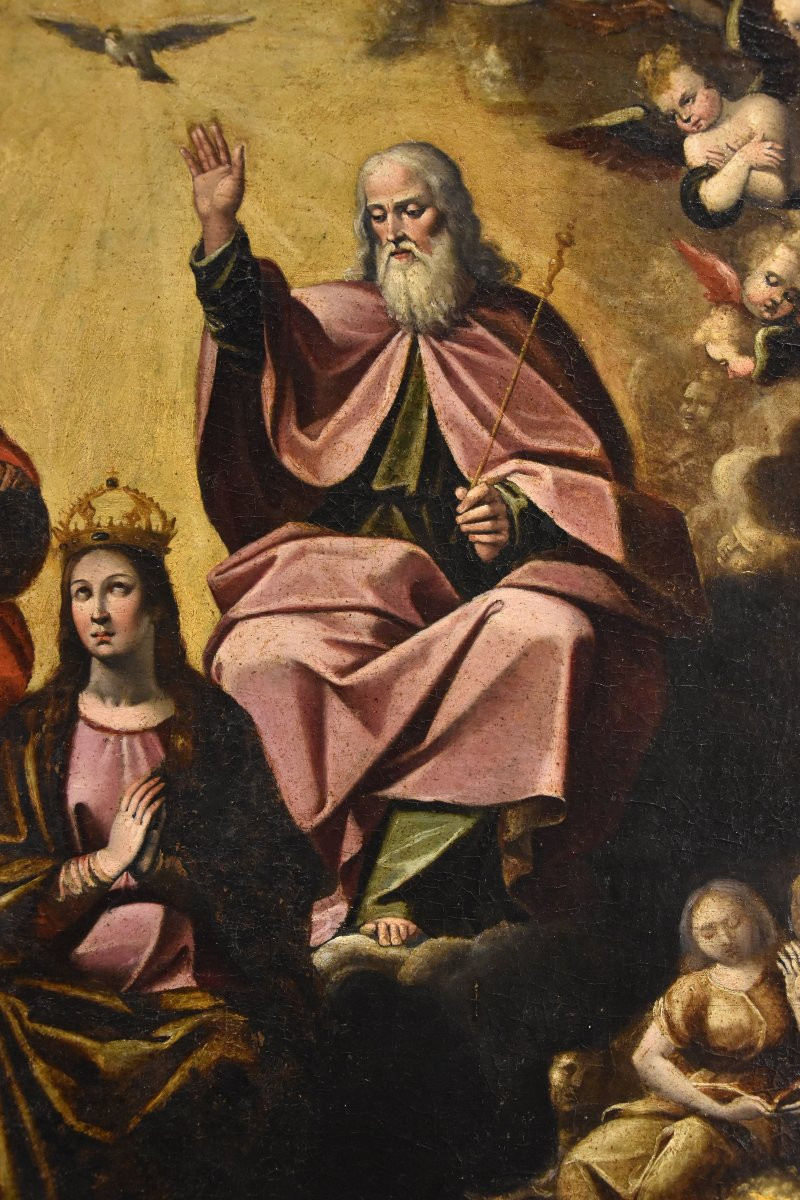 Assunzione della Vergine, la Trinità e concerto di angeli, Guglielmo Caccia (1568-1625)-photo-2
