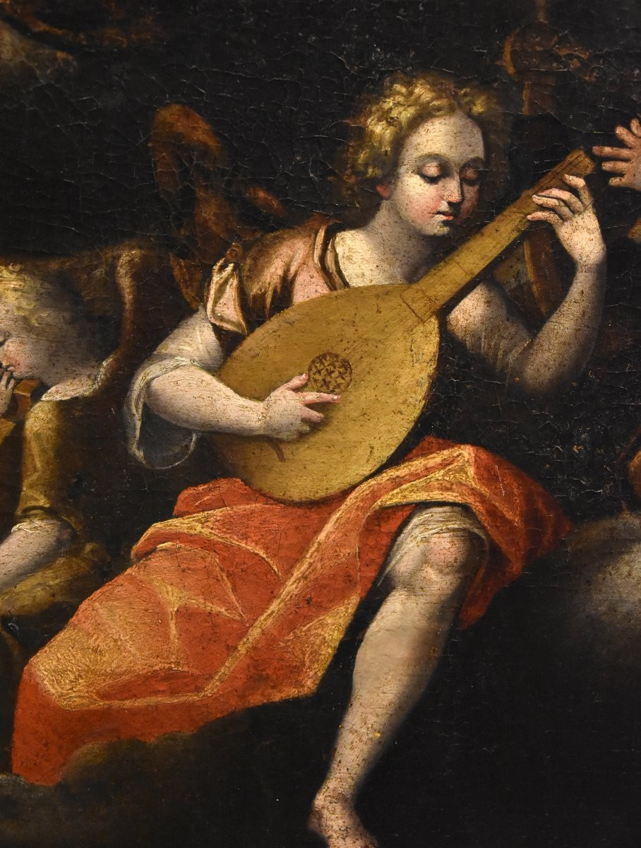 Assunzione della Vergine, la Trinità e concerto di angeli, Guglielmo Caccia (1568-1625)-photo-5