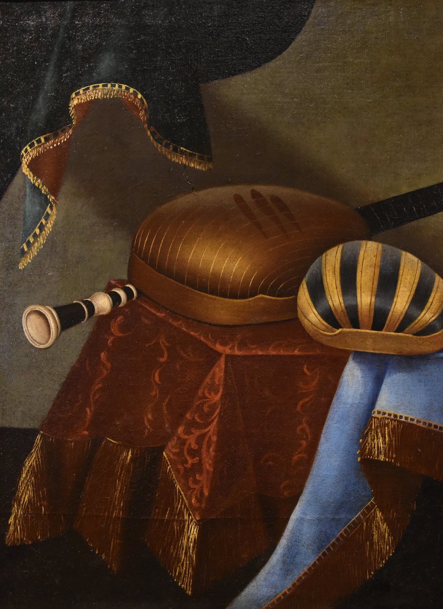 Natura morta con strumenti musicali, Bonaventura Bettera (Bergamo, 1663 – 1718 circa) (2/2)-photo-2