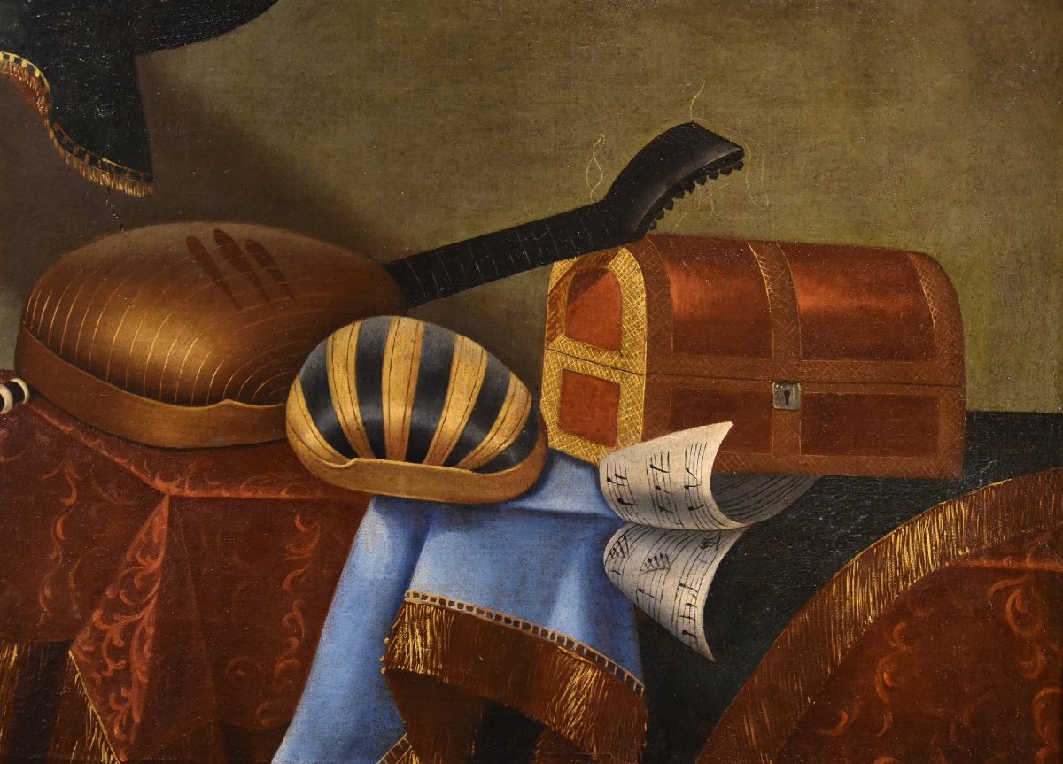 Natura morta con strumenti musicali, Bonaventura Bettera (Bergamo, 1663 – 1718 circa) (2/2)-photo-5