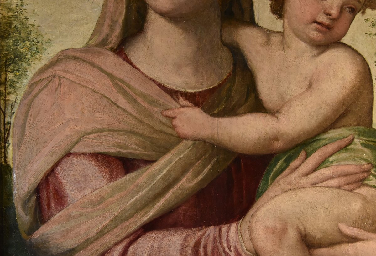 Madonna col Bambino, Scuola toscana (fiorentina) del XVI secolo-photo-5
