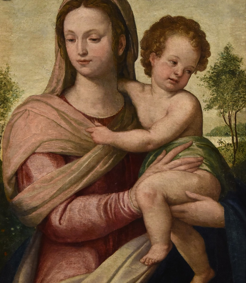 Madonna col Bambino, Scuola toscana (fiorentina) del XVI secolo-photo-1