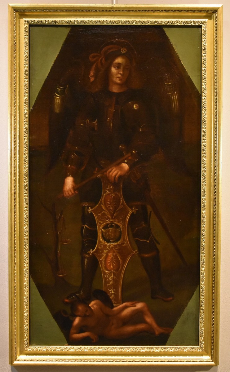 San Michele Arcangelo, Pittore lombardo del XVII secolo-photo-2