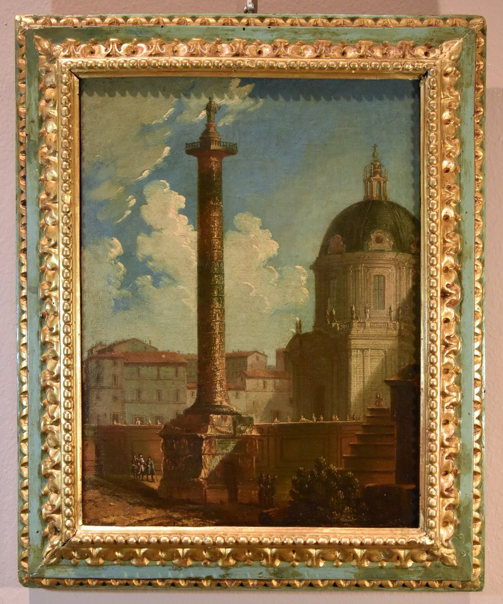 Pair of views of Rome, Antonio Joli (Modena, 1700 – Naples, 1777)-photo-2