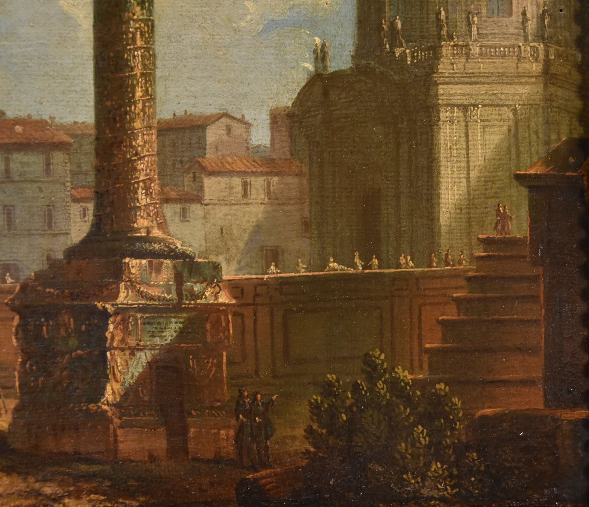 Pair of views of Rome, Antonio Joli (Modena, 1700 – Naples, 1777)-photo-1