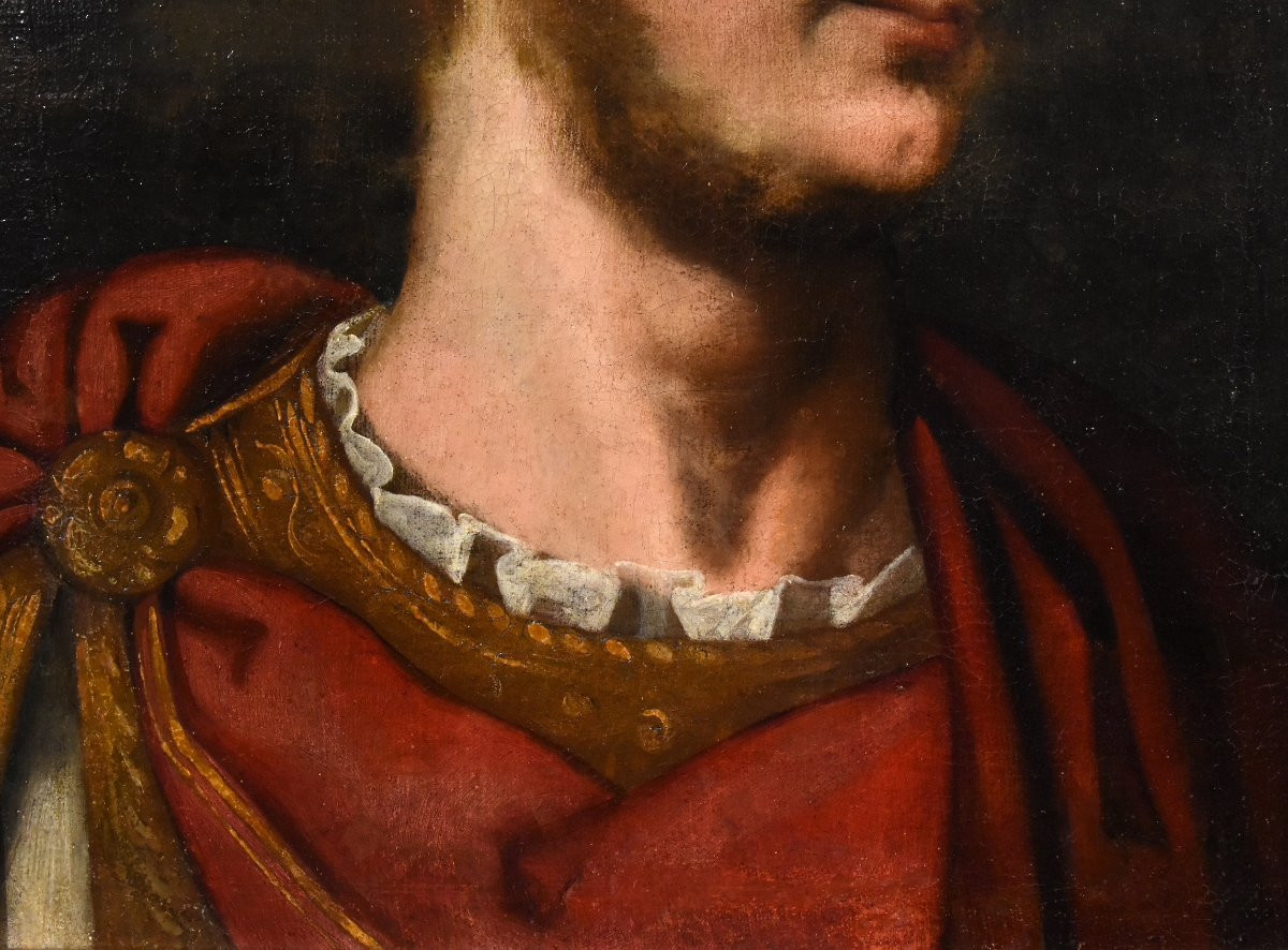 Gli imperatori romani Augusto e Giulio Cesare, seguace di Tiziano Vecellio-photo-8