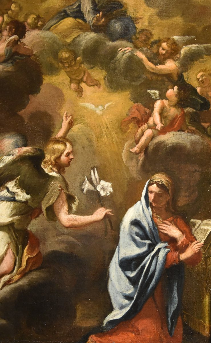 Annonciation avec Dieu le Père, Ciro Ferri (Rome, 1634 – Rome, 1689) Attribuable à-photo-4