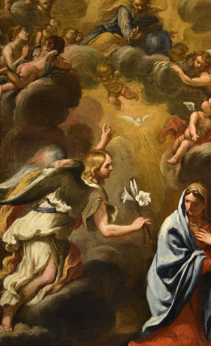 Annonciation avec Dieu le Père, Ciro Ferri (Rome, 1634 – Rome, 1689) Attribuable à-photo-6