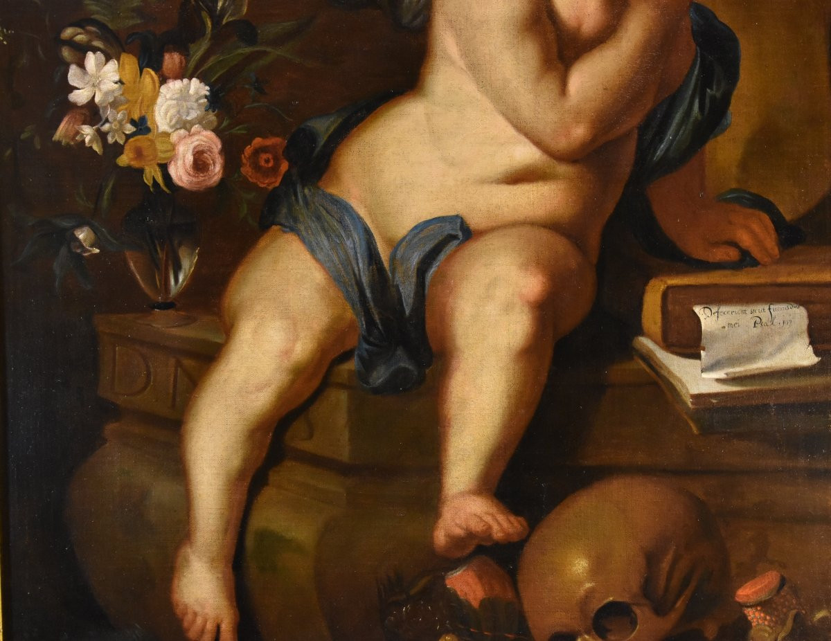 Allegoria della vanità della vita o della giovinezza, Erasmus Quellinus II (Anversa 1607-1672)-photo-2