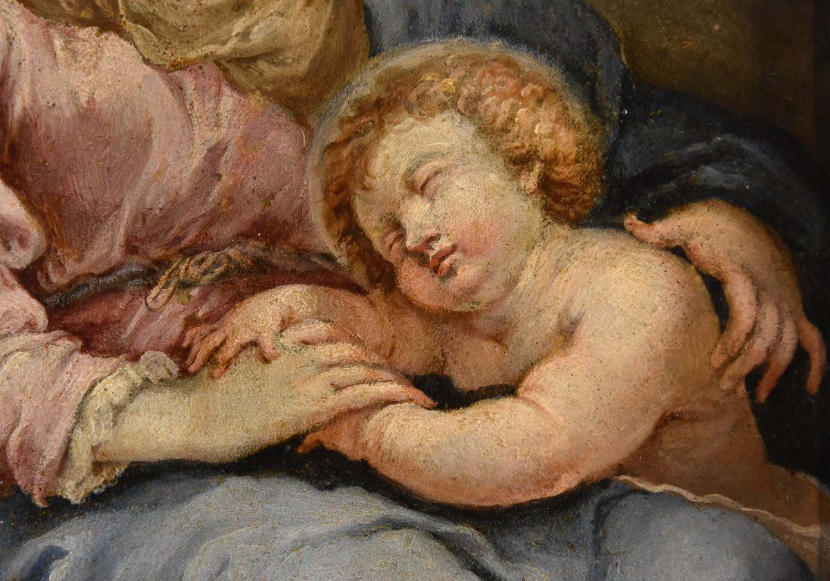 Madonna con bambino, Sebastiano Conca (Gaeta 1680 – Napoli 1764) cerchia-photo-3