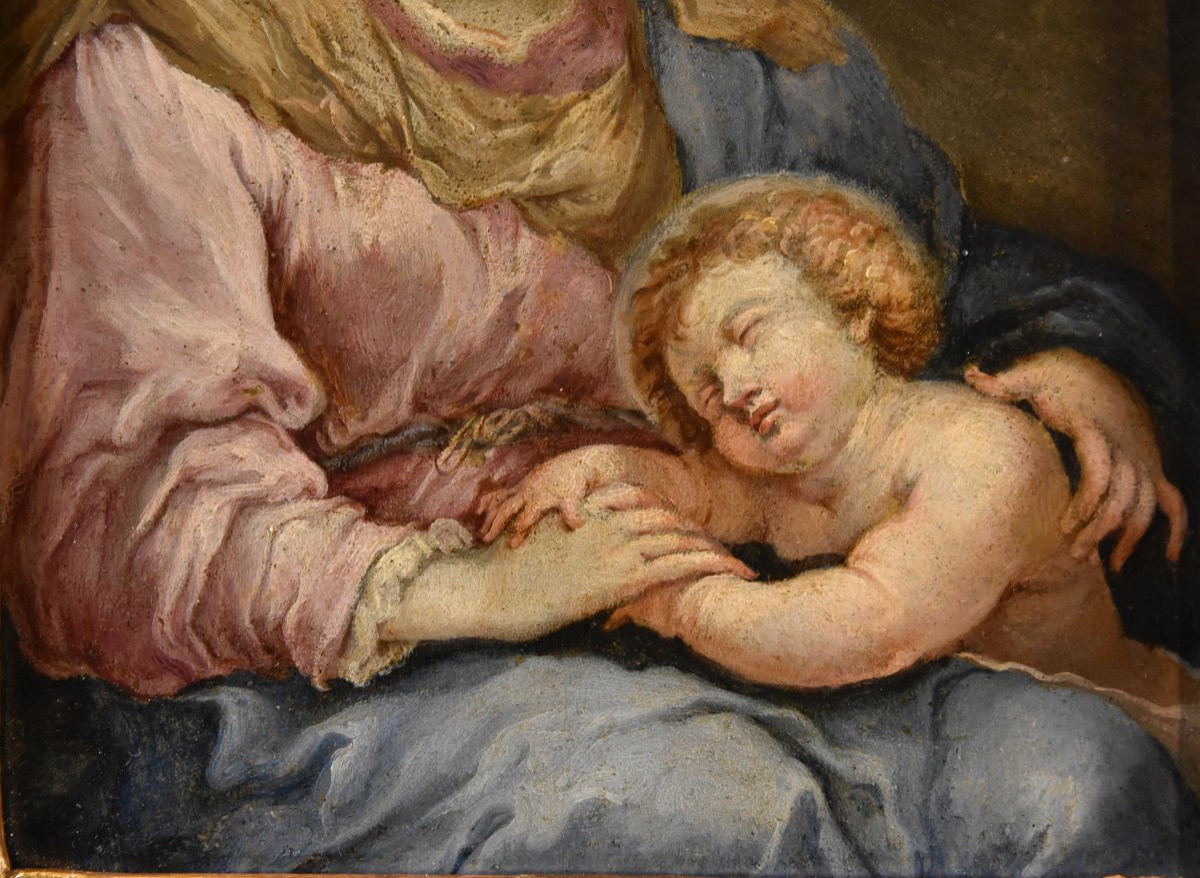 Madonna con bambino, Sebastiano Conca (Gaeta 1680 – Napoli 1764) cerchia-photo-3