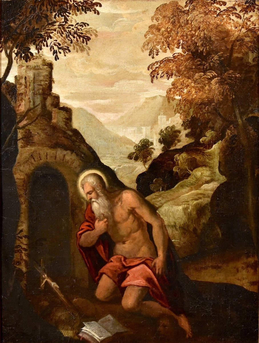 San Girolamo Penitente, Jacopo Negretti, detto Palma il Giovane(Venice 1544 - 1628)  Cerchia-photo-2