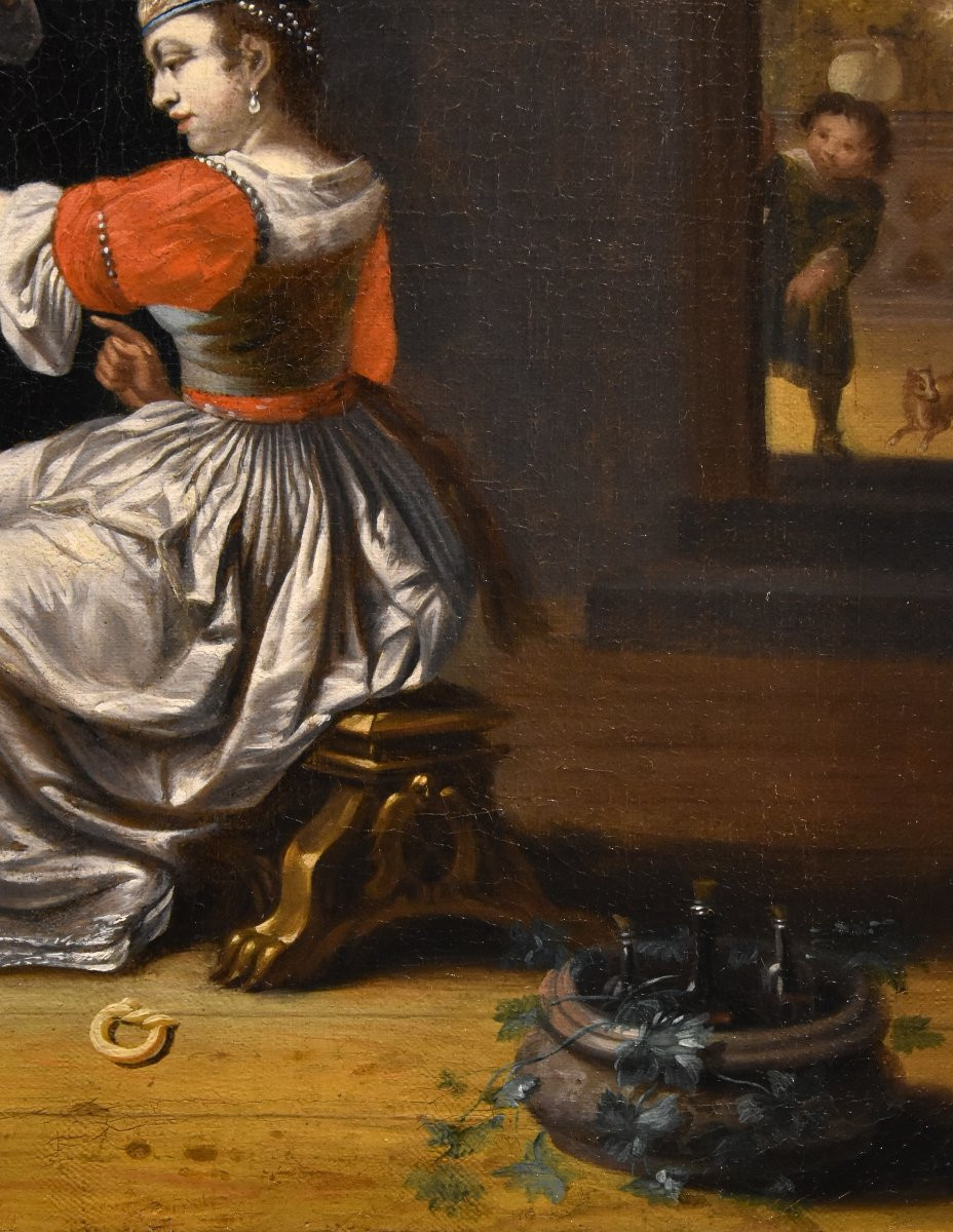  Il suonatore di liuto, Gabriel Metsu (Leida, 1629 – Amsterdam, 1667) seguace-photo-2