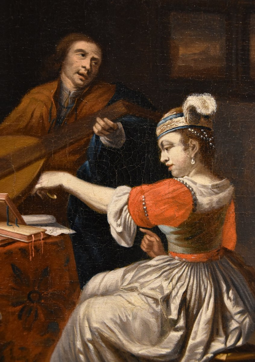  Il suonatore di liuto, Gabriel Metsu (Leida, 1629 – Amsterdam, 1667) seguace-photo-4