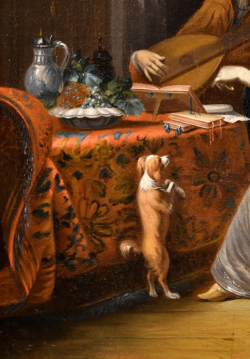  Il suonatore di liuto, Gabriel Metsu (Leida, 1629 – Amsterdam, 1667) seguace-photo-7