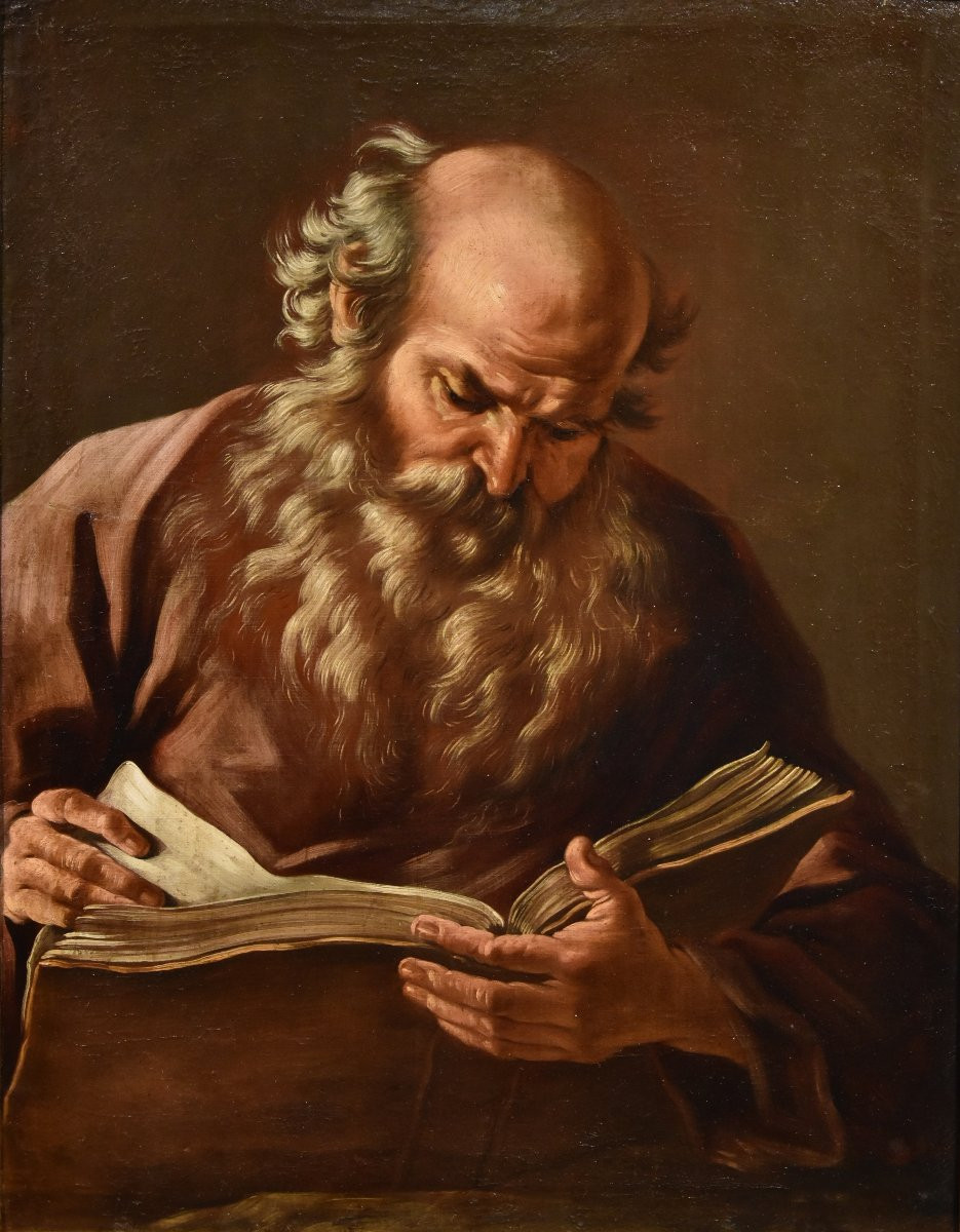 Ritratto del filosofo Eraclito, Giovanni Battista Beinaschi (Fossano 1634 ca. - Napoli 1688) -photo-1