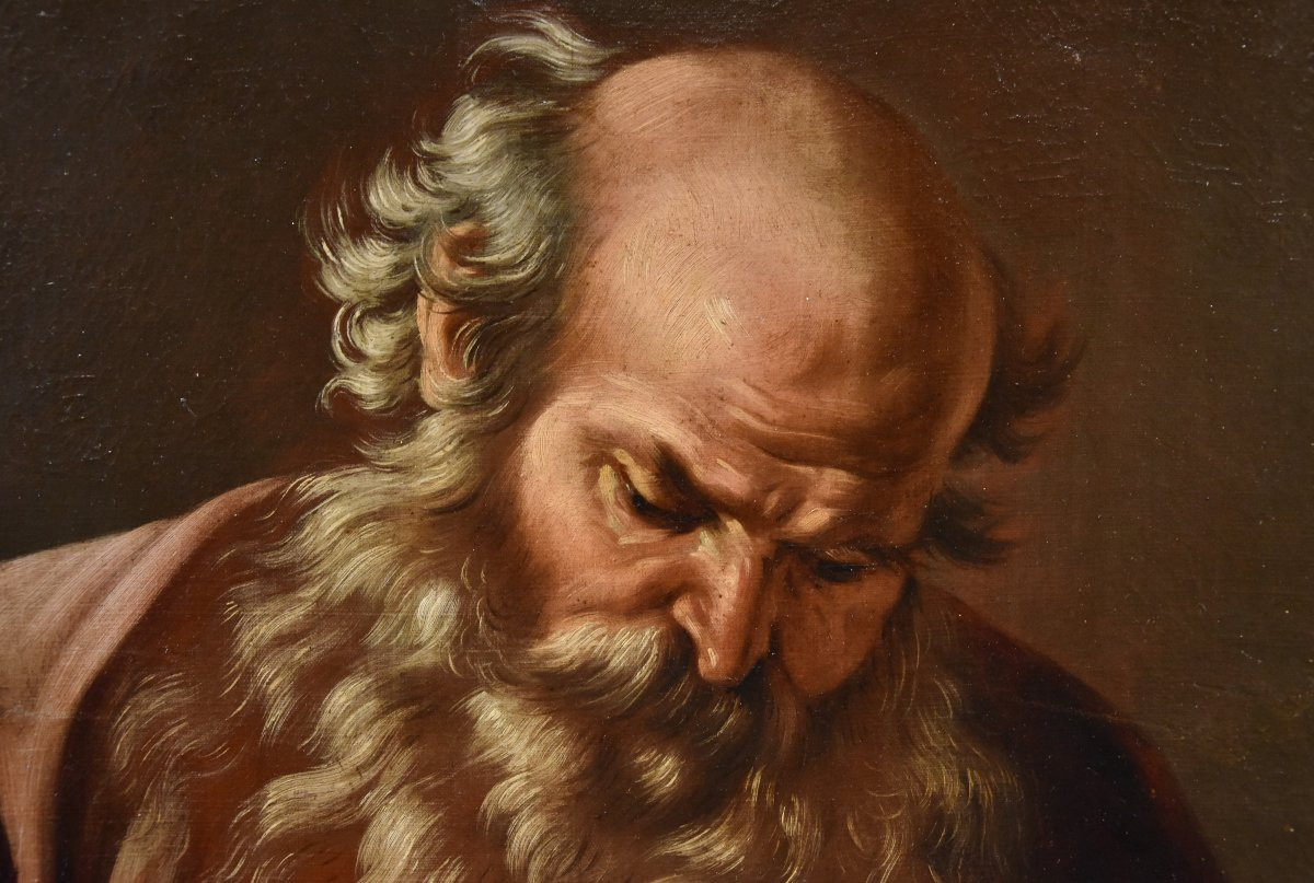 Ritratto del filosofo Eraclito, Giovanni Battista Beinaschi (Fossano 1634 ca. - Napoli 1688) -photo-6