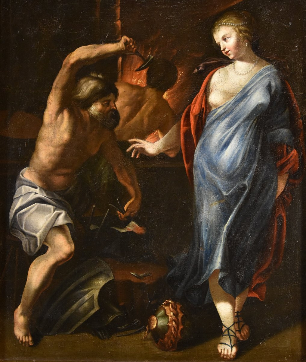Teti nella fucina di Efesto, Jacques Blanchard (Parigi, 1600 – Parigi, 1638) e bottega-photo-2
