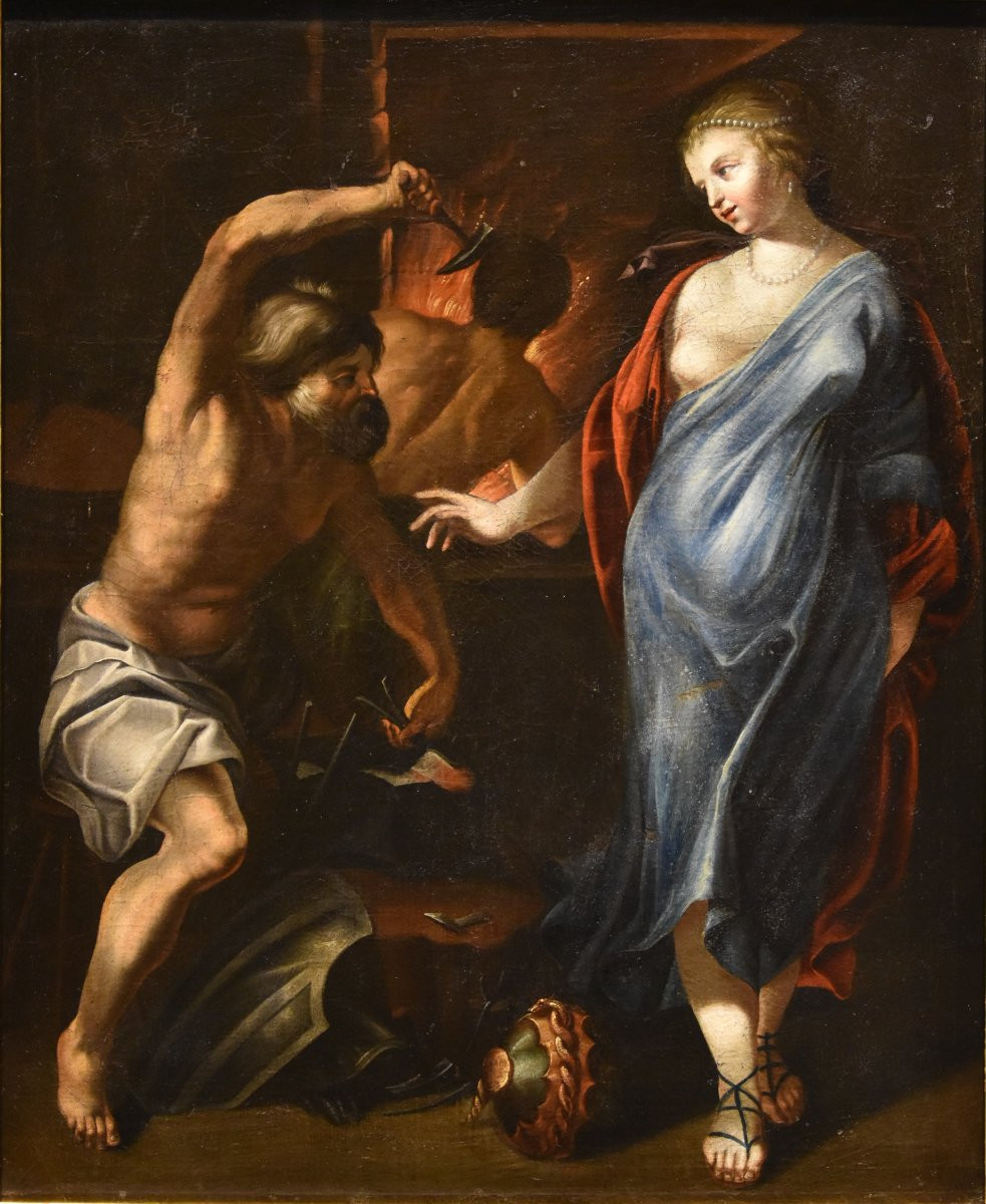 Teti nella fucina di Efesto, Jacques Blanchard (Parigi, 1600 – Parigi, 1638) e bottega-photo-7