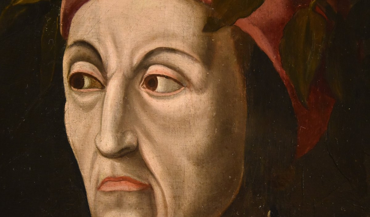 Ritratto di Dante Alighieri, Cristofano di Papi dell'Altissimo (Firenze 1525 –  1605) bottega-photo-3
