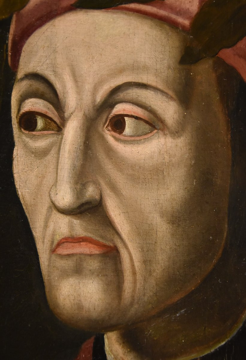 Ritratto di Dante Alighieri, Cristofano di Papi dell'Altissimo (Firenze 1525 –  1605) bottega-photo-4