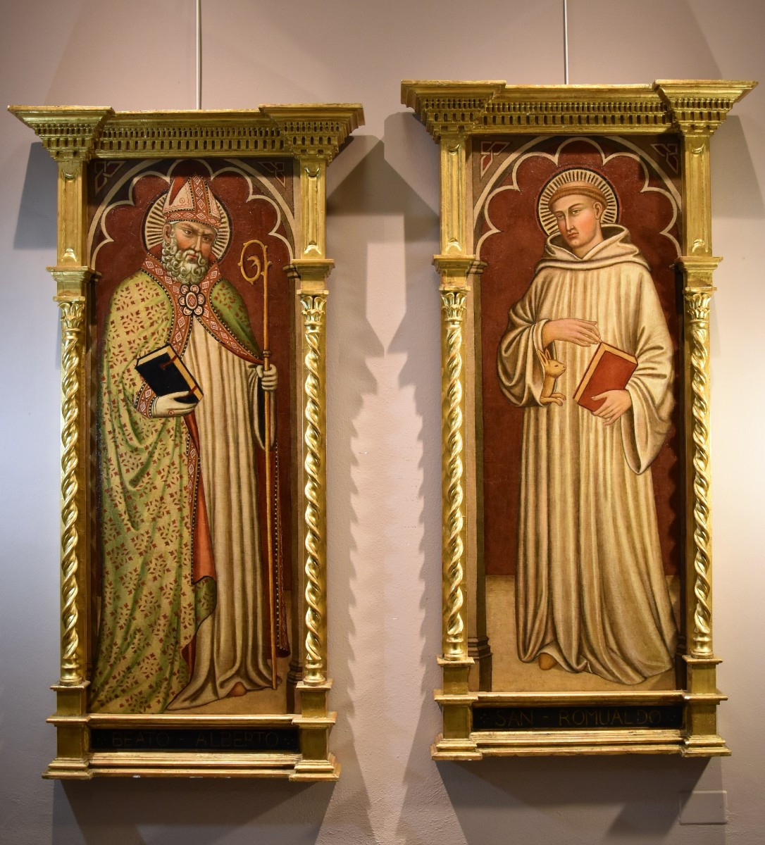Martino di Bartolomeo di Biago (Siena 1389 - 1434), SAN ROMUALDO SAN ALBERTO