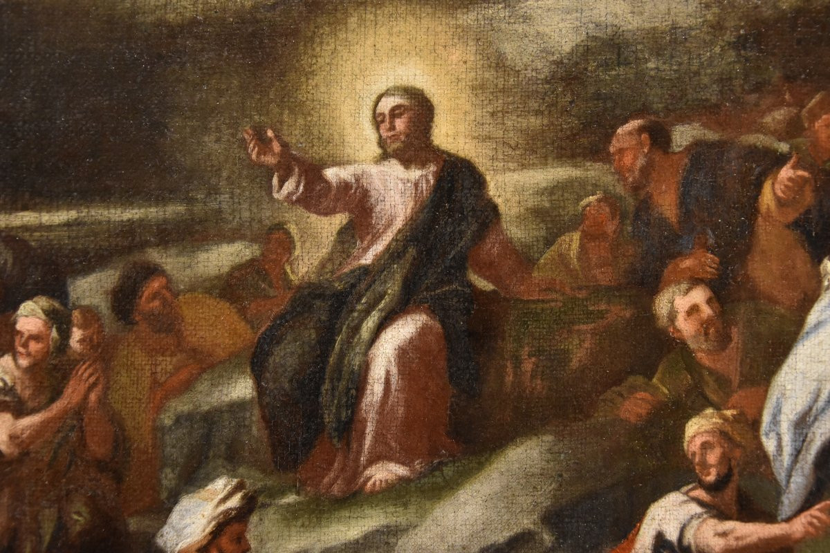 Moltiplicazione dei pani e dei pesci, Angelo Solimena (Canale di Serino 1629 - Barra, 1716)-photo-5