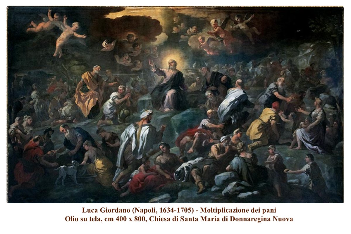 Moltiplicazione dei pani e dei pesci, Angelo Solimena (Canale di Serino 1629 - Barra, 1716)-photo-8