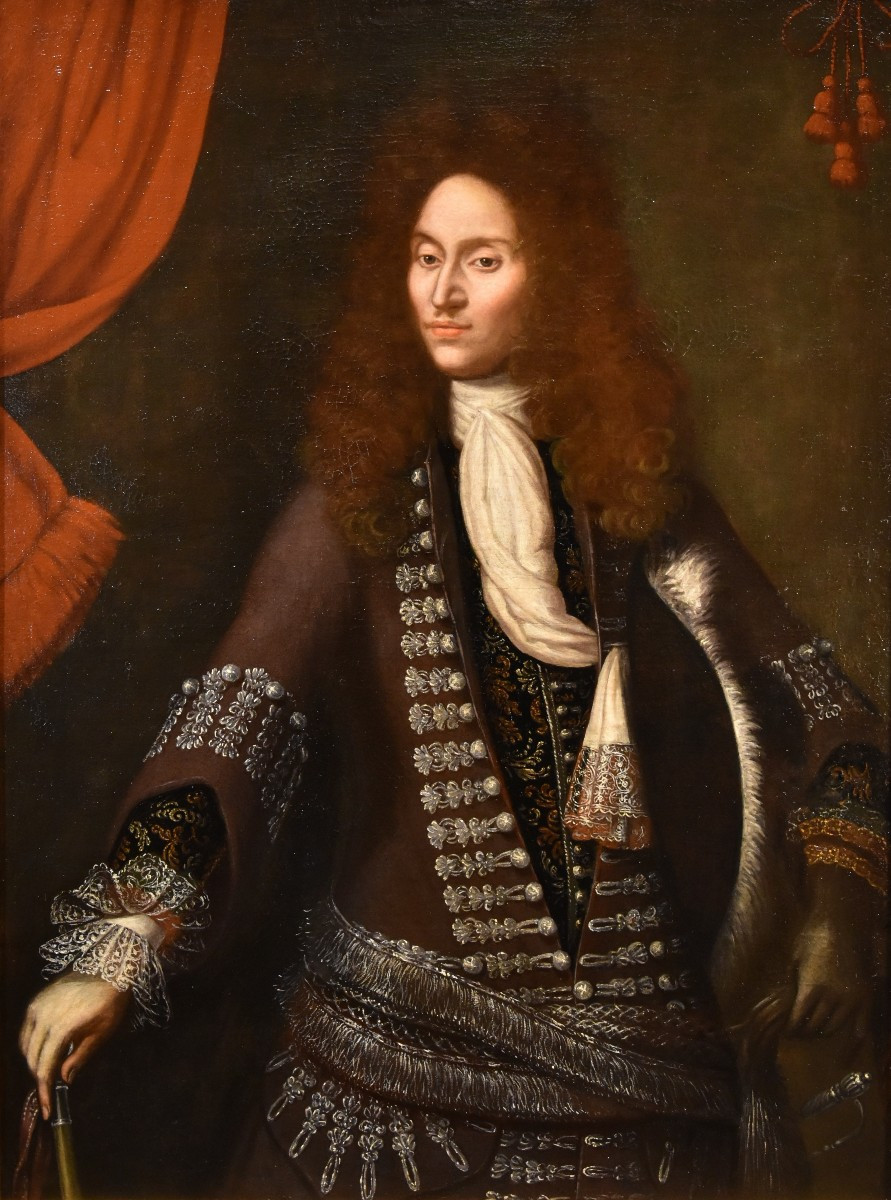 Ritratto di gentiluomo in abito da cerimonia, John Michael Wright (Londra, 1617 – Londra, 1694)