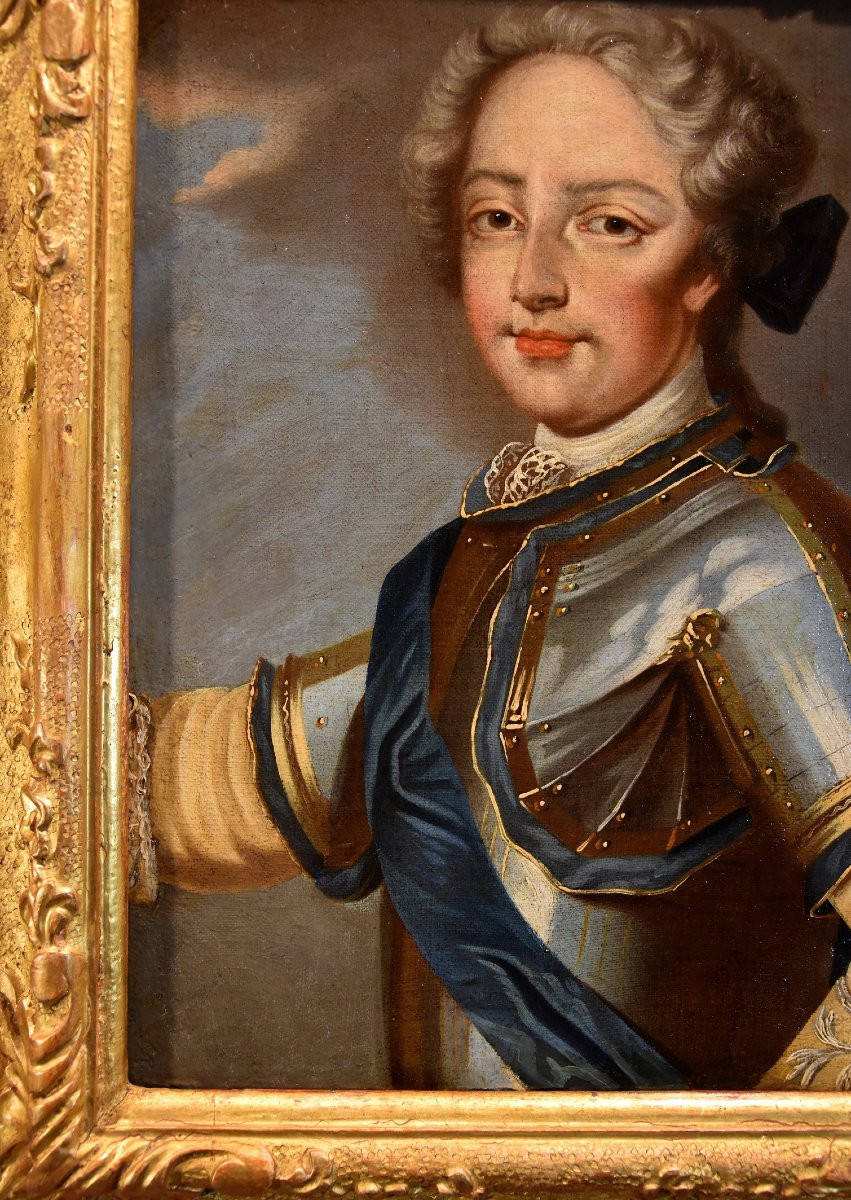 Luigi XV, Re di Francia, e la regina consorte Maria Leszczyńska, Pierre Gobert (1662 - 1744)-photo-5