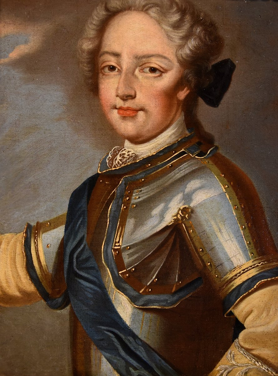 Luigi XV, Re di Francia, e la regina consorte Maria Leszczyńska, Pierre Gobert (1662 - 1744)-photo-6