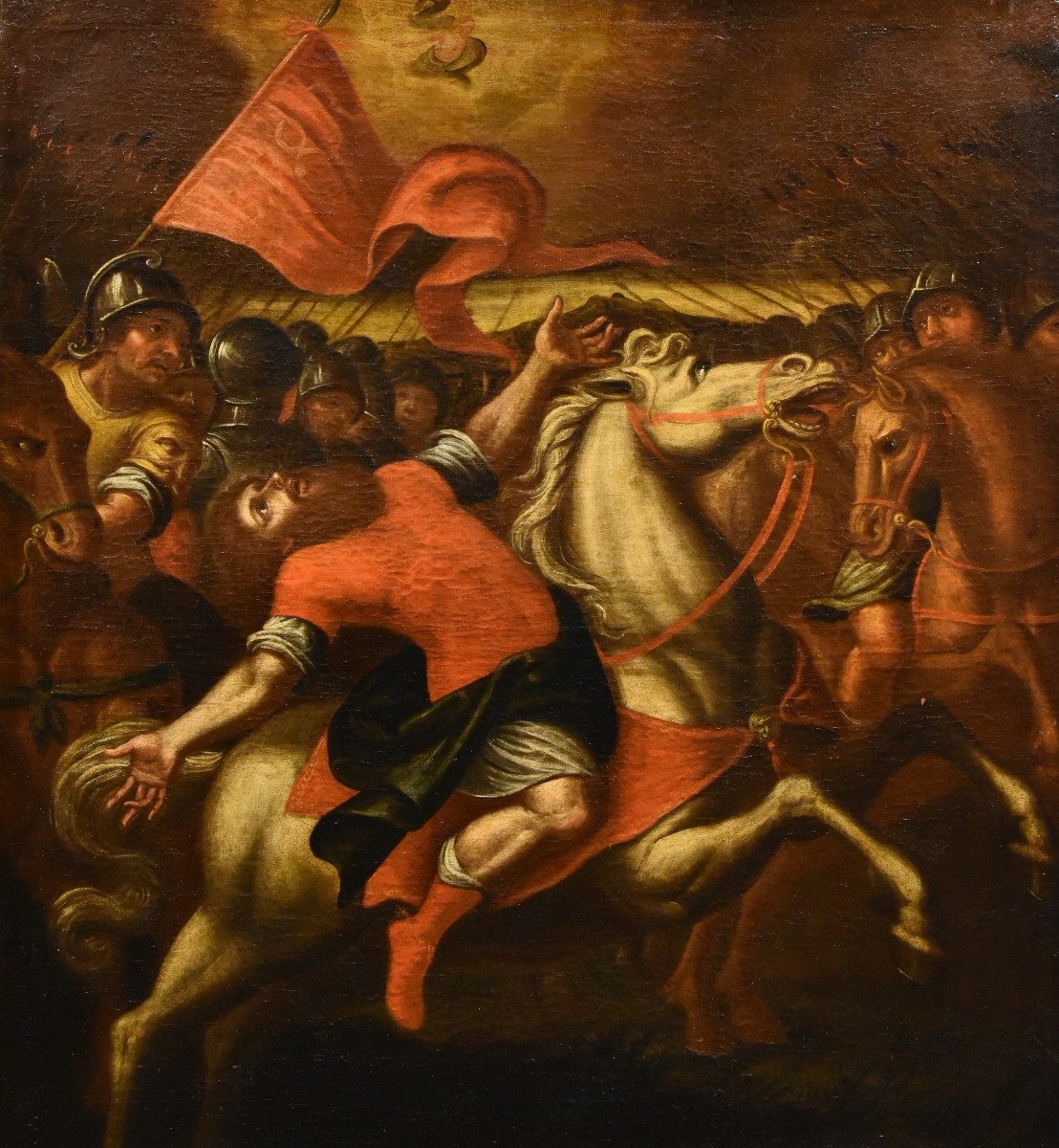 La Conversione di san Paolo sulla via di Damasco, Antonio Tempesta (Firenze 1555 - Roma 1630)
