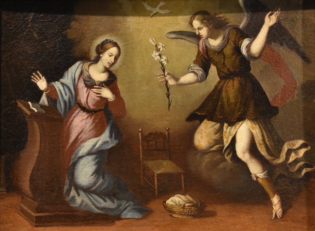 L’Annunciazione, Scuola toscano XVII secolo-photo-2