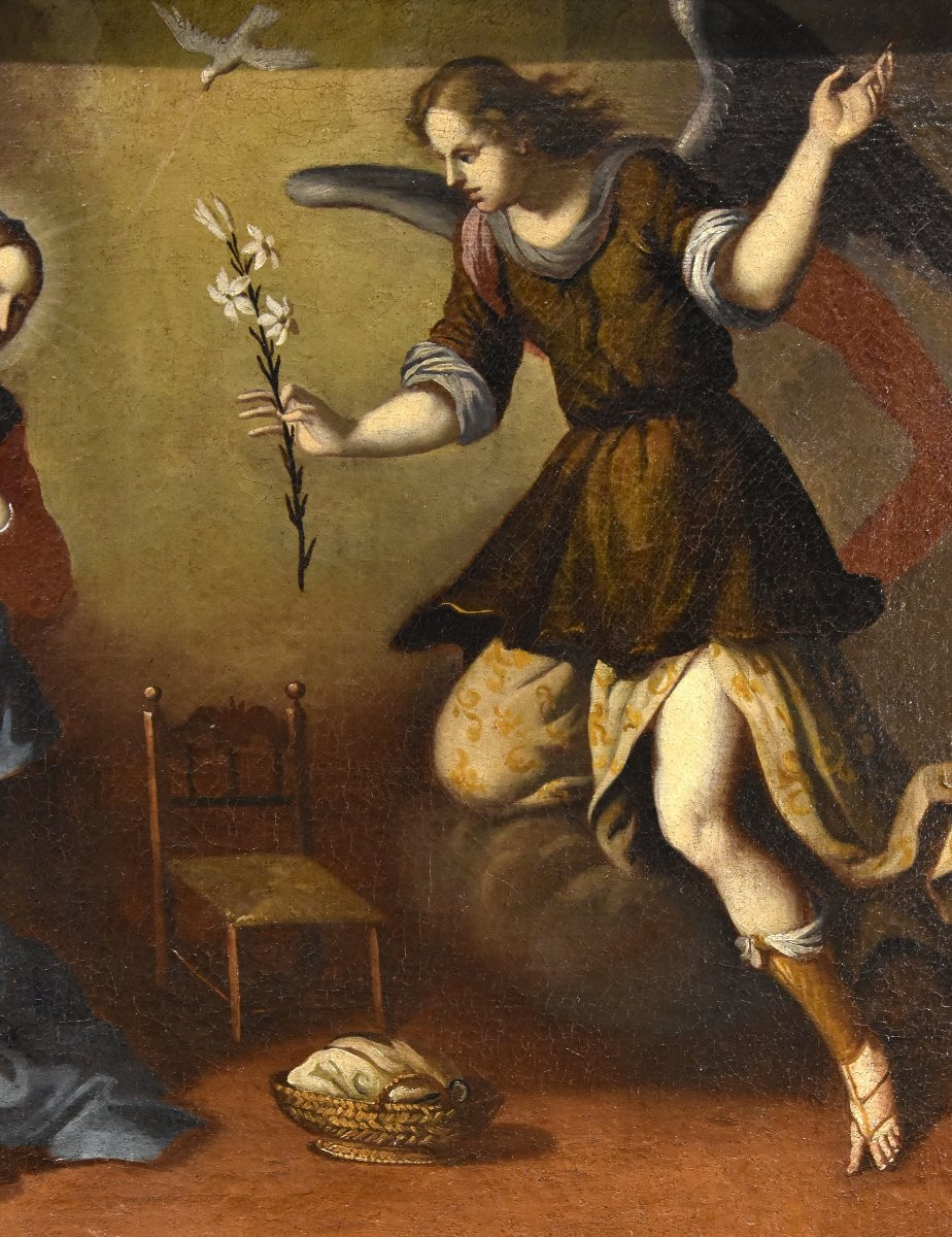 L’Annunciazione, Scuola toscano XVII secolo-photo-4