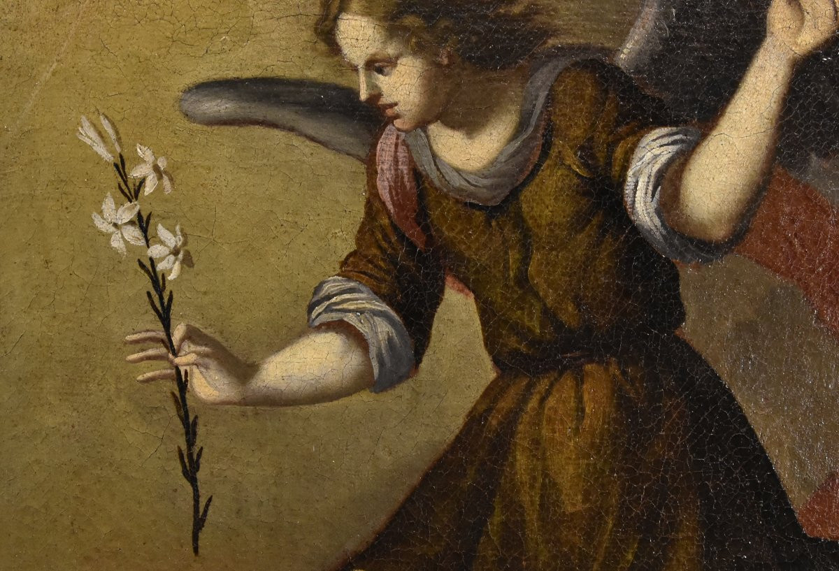 L’Annunciazione, Scuola toscano XVII secolo-photo-3