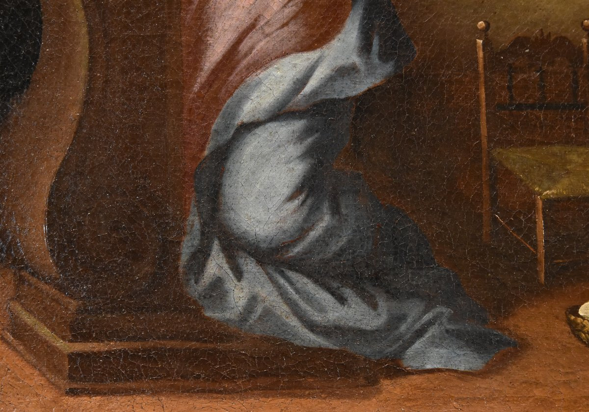 L’Annunciazione, Scuola toscano XVII secolo-photo-4