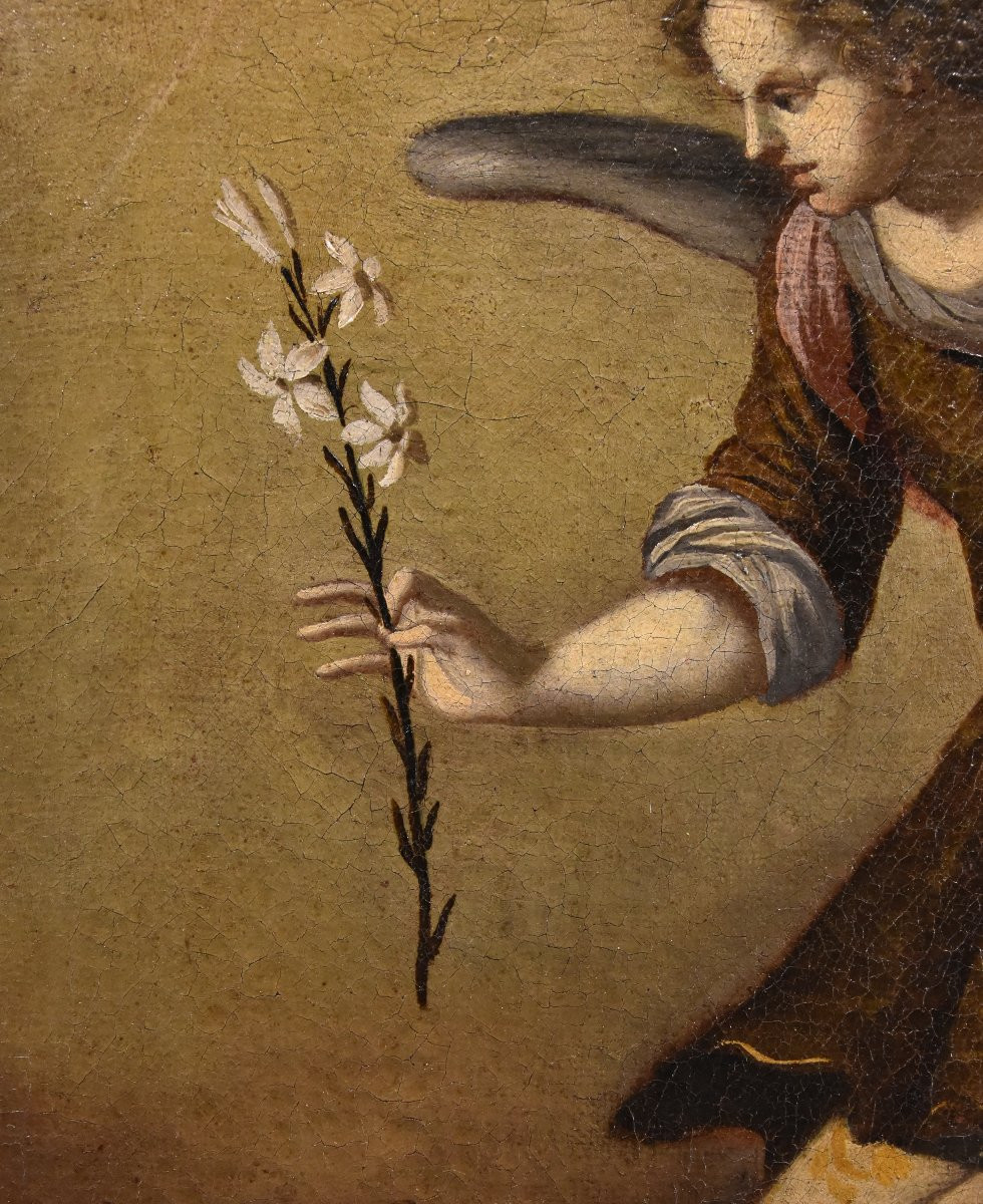 L’Annunciazione, Scuola toscano XVII secolo-photo-6